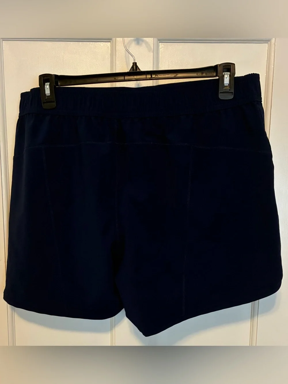 Lands' End Women's Navy Blue Athletic Shorts - Picture 2 of 3